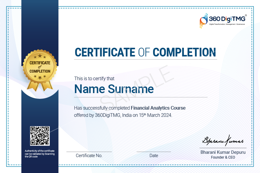 financial analytics course certification in bhilai - 360digitmg