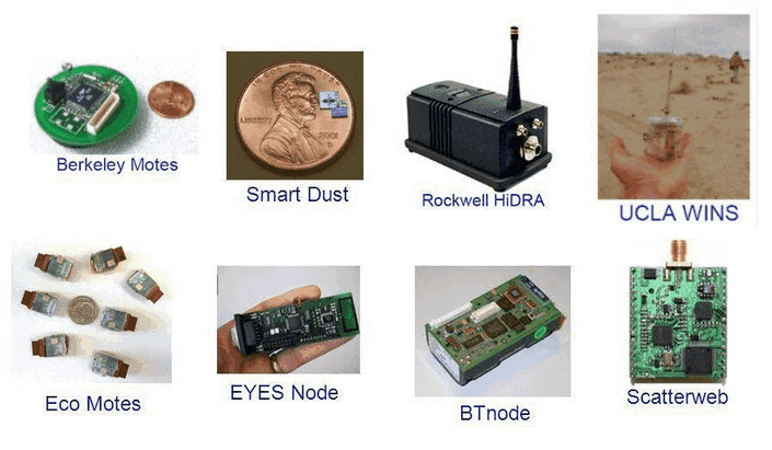 nodes in smart sensor IoT