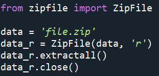 ZIP Python Code