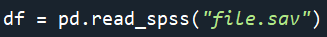 SPSS Python Code