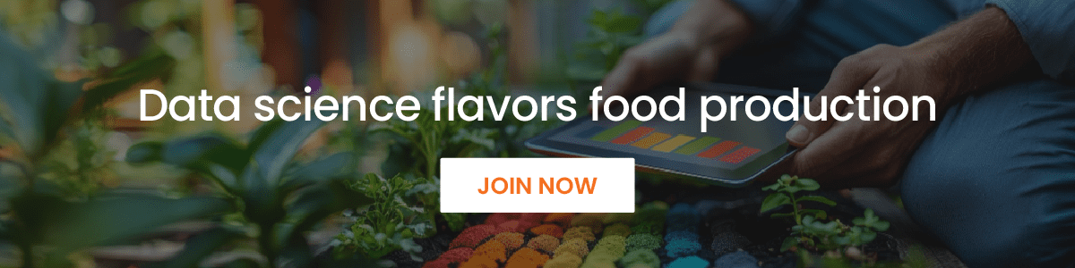 Data science flavors food production