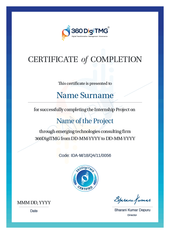 Data Engineering Free Internship certification course in india - 360digitmg