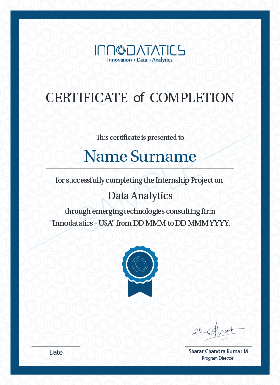 data analytics certification course in india - 360digitmg