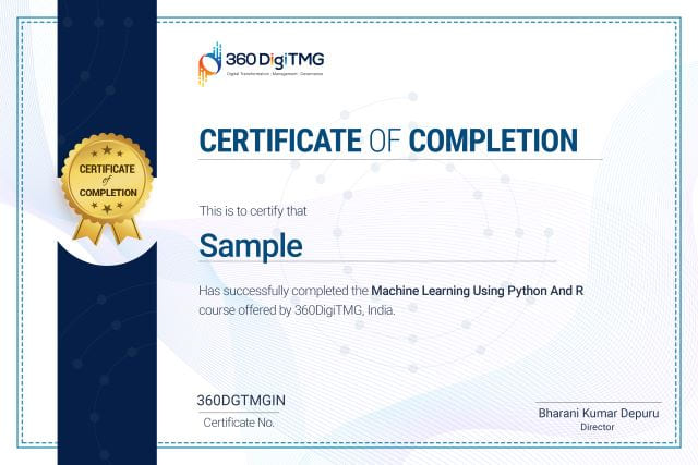 machine learning certification - 360digitmg