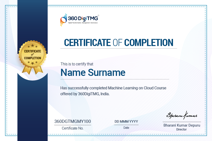 machine learning on cloud certification - 360digitmg