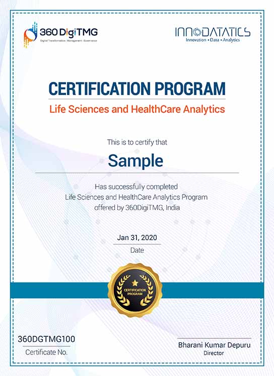 healthcare analytics certification - 360digitmg